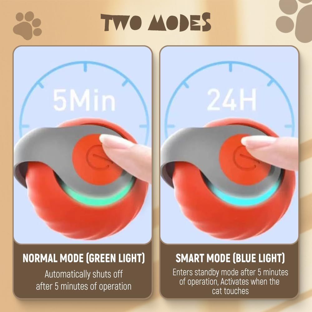 Interactive Rolling Ball Toy – Endless Fun for Cats & Dogs!