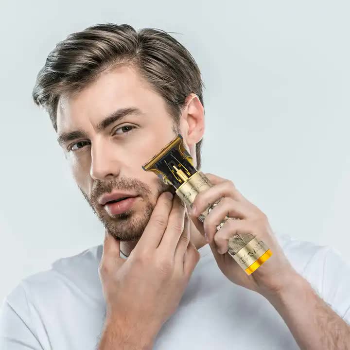 NNEDSZ 3-in-1 Professional Hair Clipper Set - Rechargeable Beard Trimmer, Nose Hair Trimmer, and Electric Shaver with USB Cable, Cleaning Brush, and Attachments