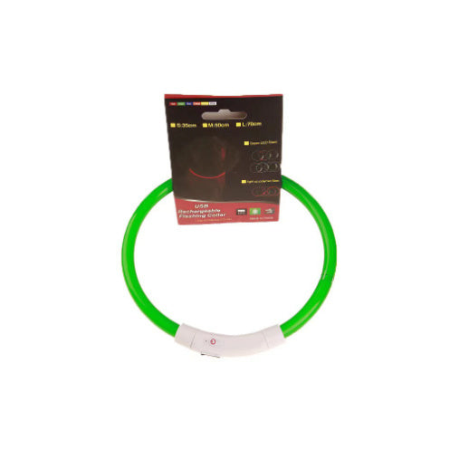 Light-Up Pet Collar for Safe, Happy Night Walks
