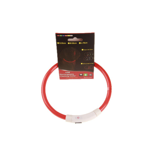 Light-Up Pet Collar for Safe, Happy Night Walks