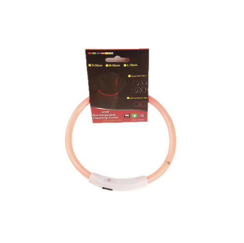 Light-Up Pet Collar for Safe, Happy Night Walks