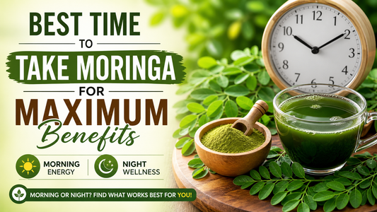 Best Time to Take Moringa for Maximum Benefits Daily (Morning or Night?)