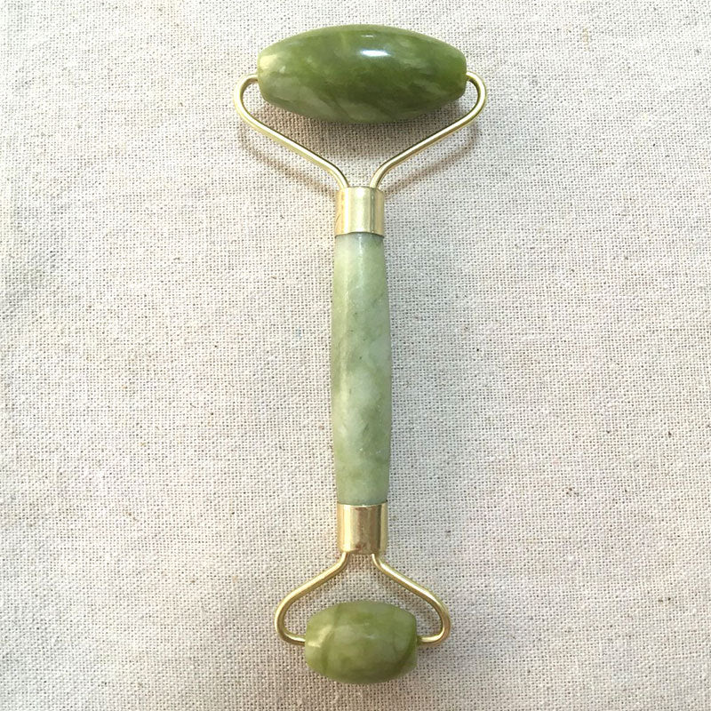 Double-End Jade Roller for Glowing Skin and Relaxation