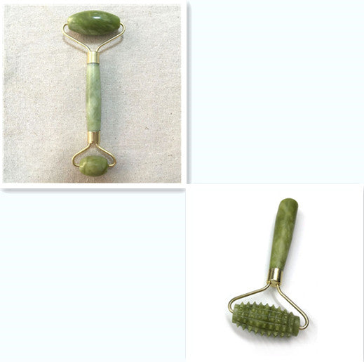 Double-End Jade Roller for Glowing Skin and Relaxation