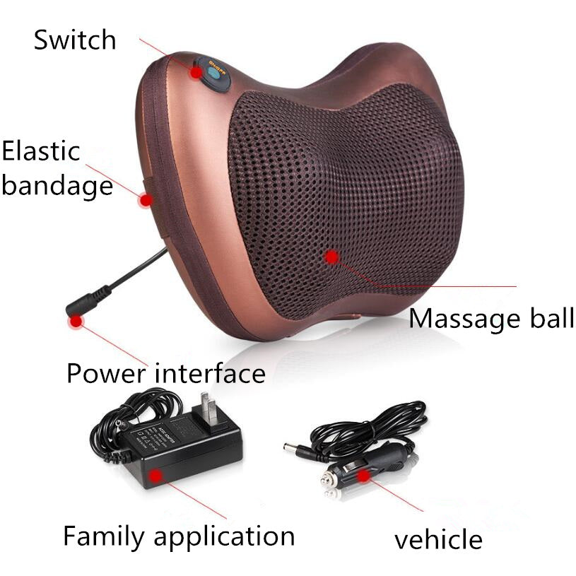 RelaxPro Shiatsu Massager – Soothe Neck, Back, and Shoulder Pain