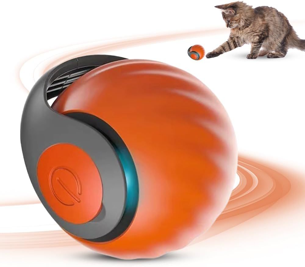 Interactive Rolling Ball Toy – Endless Fun for Cats & Dogs!