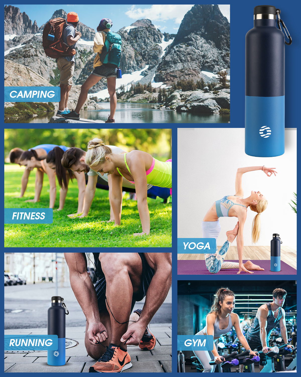 Stay Hydrated on Every Adventure with This Rugged Steel Bottle