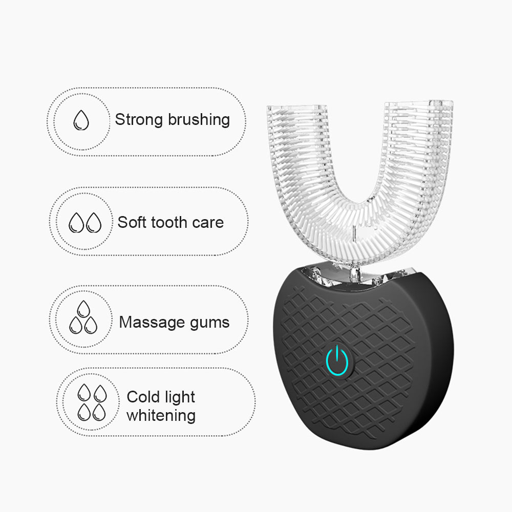 U-Shaped Kids Toothbrush for Easy, Automatic Daily Cleaning