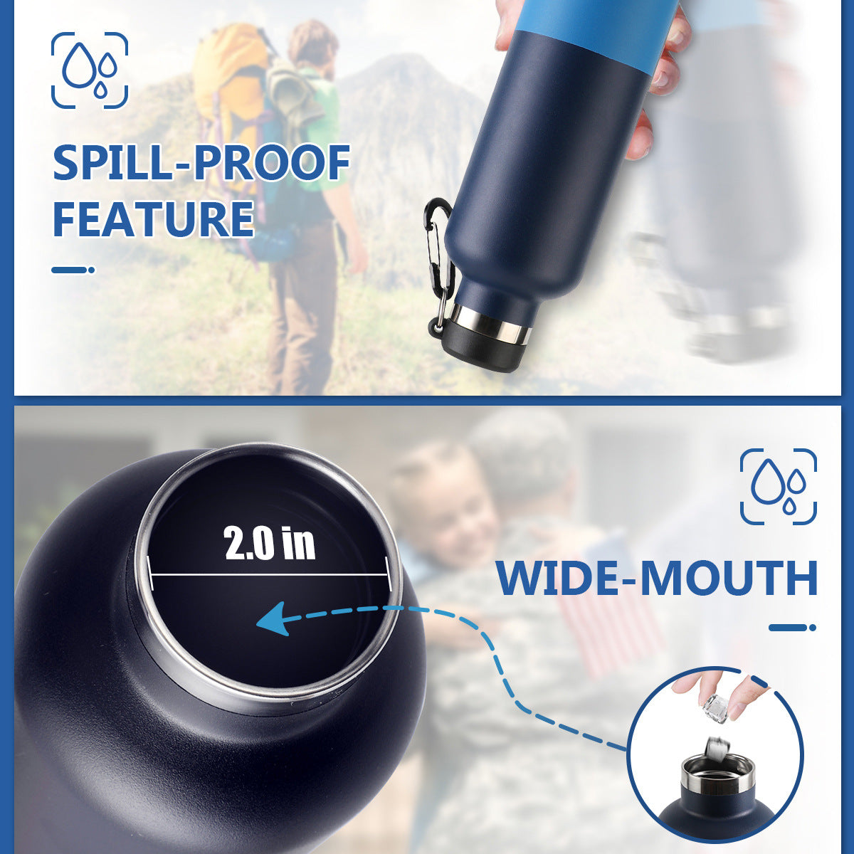 Stay Hydrated on Every Adventure with This Rugged Steel Bottle
