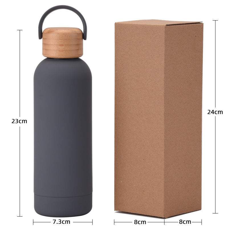 500ml Bamboo Water Cup – Portable, Stylish & Leak-Proof