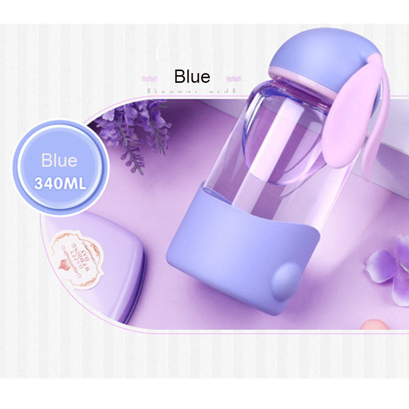 Cute Bunny Glass Bottle – Stay Hydrated in Style!