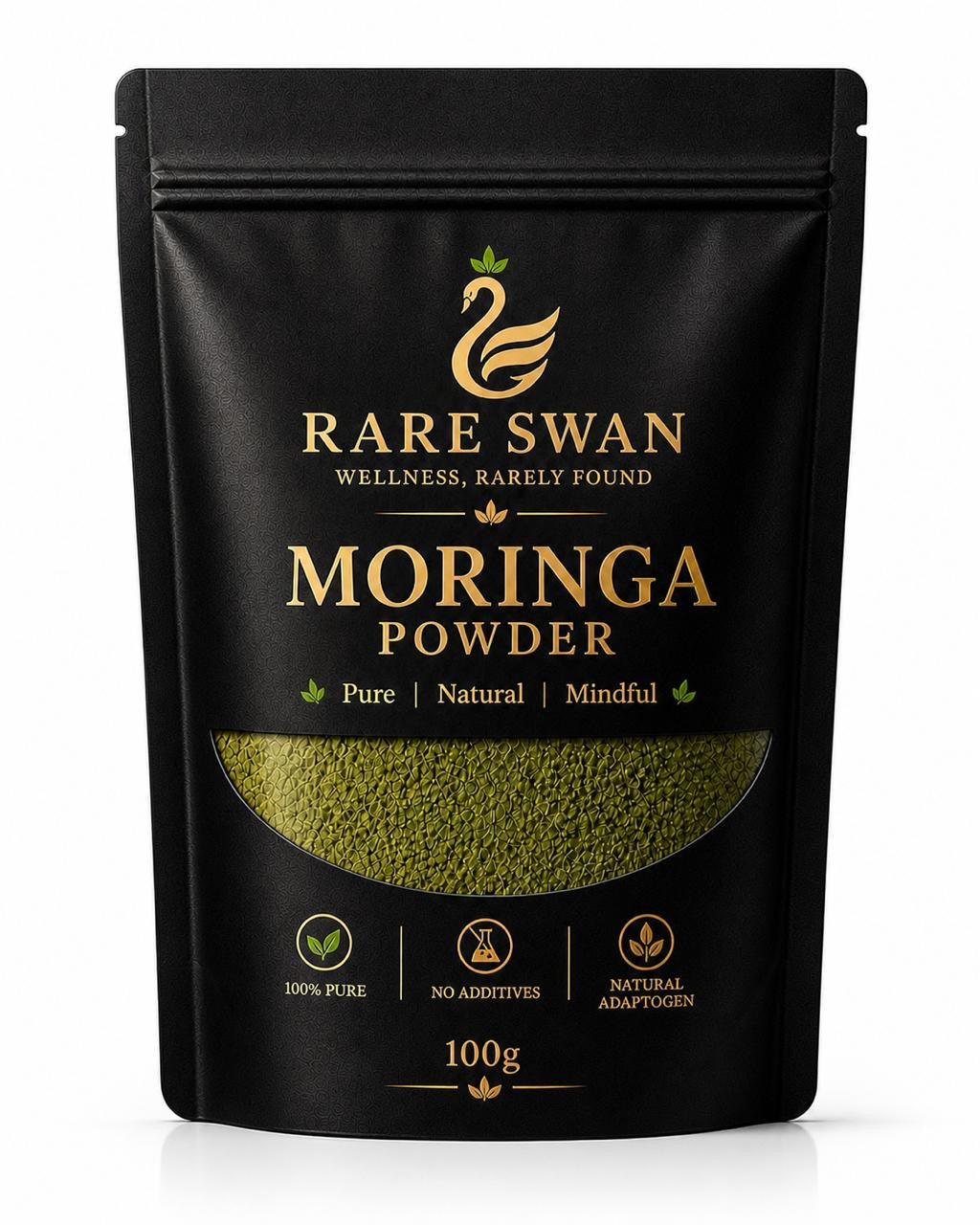 Rare Swan Moringa Powder 100g – Everyday Plant-Based Superfood for Daily Wellness